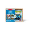 Melissa & Doug Construction Vehicles 4-in-1 Wooden Jigsaw Puzzles in