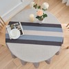 Arwllzz Beige Table Cloth Washable 140 x 140 cm Round