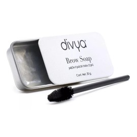 DIVYA l Gel Fijador Transparente con Cepillo, Acabado Natural y Efecto Laminado para Cejas, Fórmula Suave y Orgánica, 20g