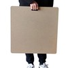 Clay Wedging Board with Built in Handle Portable Wooden Mat