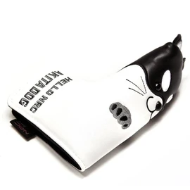 Putter Cover Headcover for Odyssey 2Ball, Mallet Type, Pin Type, Magnetic Type, Fits Scotty Cameron and Odyssey, Cute Dog (Pin Type, Akita Dog, Black)
