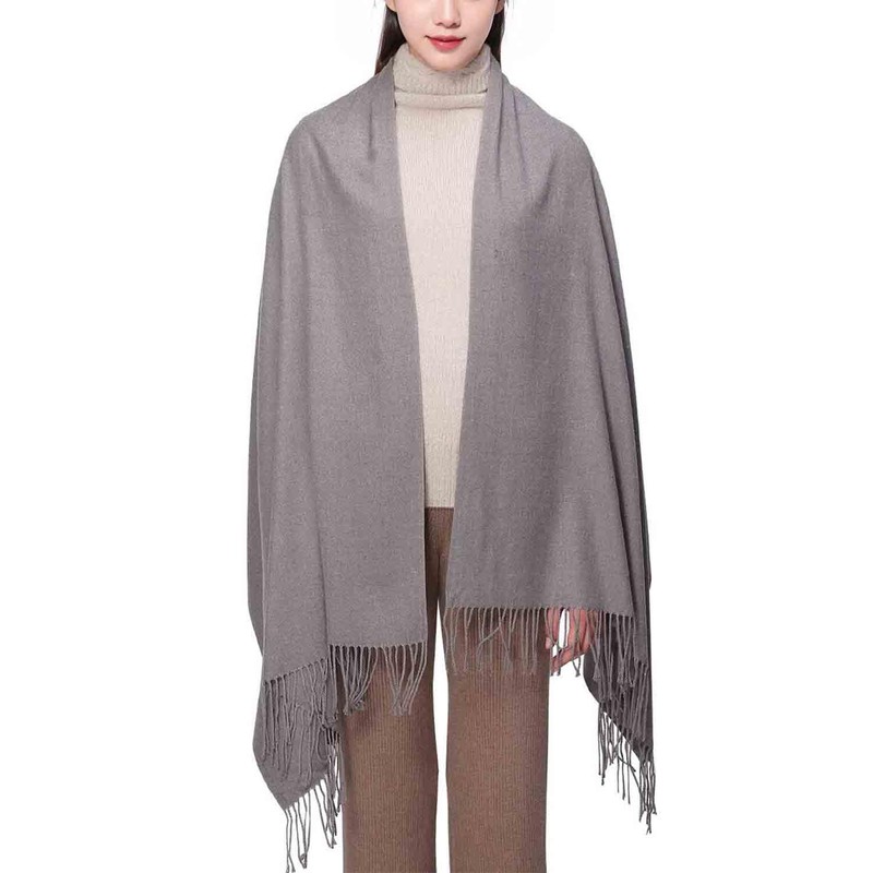 RIIQIICHY Scarf, Women's Scarf, Large Scarf, Weddings, Cashmere Touch, Solid,