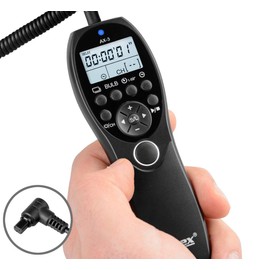 ayex Timer Remote Shutter Release AX-3 Compatible with Canon N3 e.g. EOS R5 7D 7DII 6D 6D Mark II 50D 5DII 5DIII 5D Low / High Speed Continuous Photo Long Exposure Bulb and Timed Shutter Release