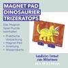 mierEdu Magnetic Pad - Triceratops I Great Puzzle Set I