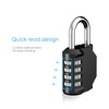 Puroma 2 Pack Combination Lock 4 Digit Outdoor Waterproof Padlock