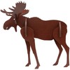 Little & Wood: Woodlet: Medium - Moose - Brown, 3D