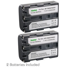 Kastar Battery Charger Sony NP-FM30 NPFM50 CCD-TR108 TR208 TR408 TR748 TRV106 - 2 Batteries
