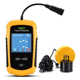 LCD Color Screen Portable Wired Fish Finder 100M Depth Range Sonar Echo Sounders Fishfinder GTRH
