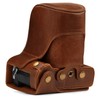 MegaGear Ever Ready MG1863 Brown Genuine Leather Camera Case Bag