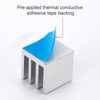 50pcs Aluminum Heatsink 10x10x10mm + Thermal Conductive Adhesive Tape Mini