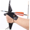 Outanaya Archery Hand Protector Bow Hand Protective Gear Elastic Finger