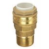 ITAP-FIT -IT615B012015 Straight Brass Connector for Copper Pipe Diameter 15