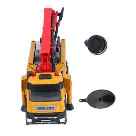 Ghzste Concrete Pump Truck Toy 1:32 Scale Alloy Concrete Pump Truck High Simulation Improve Coordination Construction Vehicle Model