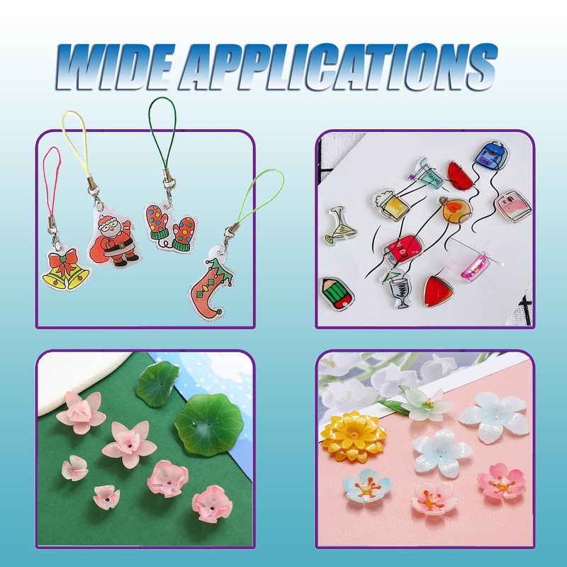 Printable Shrink Plastic Sheets, Shrink Films Papers for Kids Creative