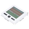 LCD Electronic Alarm Clock Temperature Humidity Monitoring Alarm for Indoor