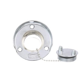 Seachoice 32251 Corrosion-Resistant Cast 316 Stainless Steel Deck Fill - Gas Fill with Cap