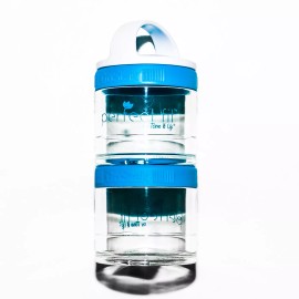 GoStak Perfect Fit Blender Bottle By Tone It Up Powder Vitamin Snacks Containers