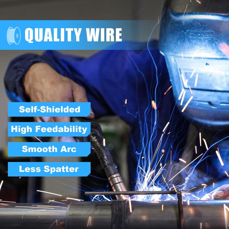 AZZUNO Flux Core Mig Welding Wire, E71T-GS Mild Steel Gasless