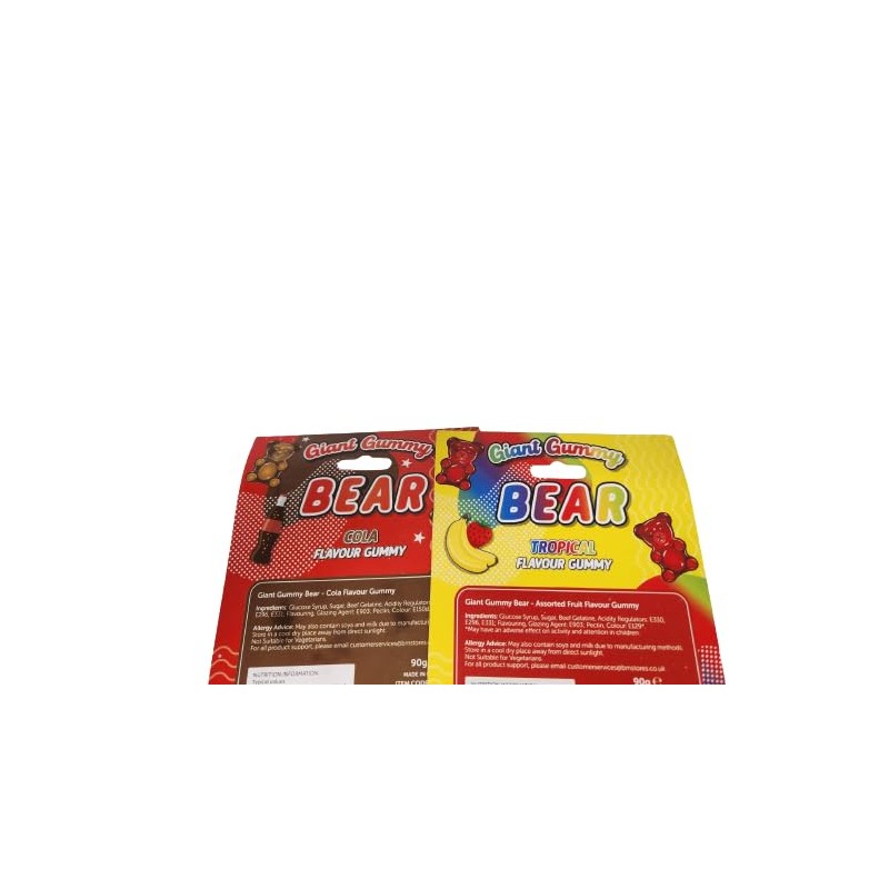 Giant Gummy Jelly Bear Mouth-Watering Treat Stocking Filler Perfect Xmas