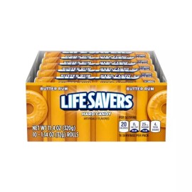 Lifesavers Butter Rum – 20 Rolls 2.28 oz