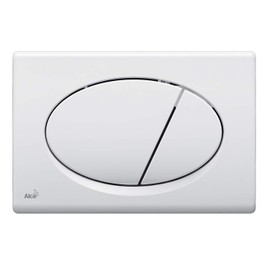 Alca 070 Toilet Flush Plate White