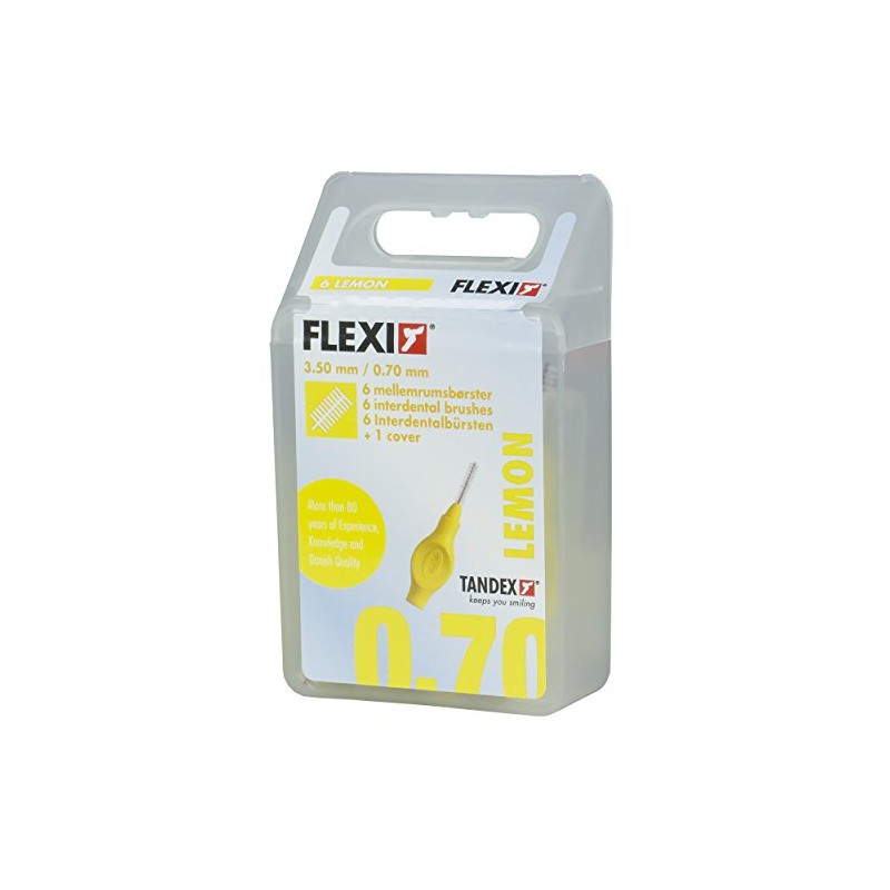 Tandex Flexi Interdentalbürsten gelb fine, 6 Stück