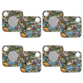 MightySkins Skin Compatible with Tile Mate w/Replaceable Battery (2018) - Action Fish Puzzle | Protective, Durable, and Unique Vinyl wrap Cover | Easy to Apply, Remove | Made in The USA