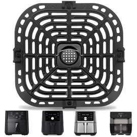 Air Fryer Accessories for Instant Pot Vortex 6 in 1 6 QT Gourmia GAF735 6 QT Air Fryer, Original Air Fryer Replacement Tray Grill Pan Plate Crisper Plate Rack Parts,Dishwasher Safe