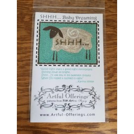 Artful Offerings PUNCH NEEDLE PATTERN ~ Artful Offierings ~ SHHH... Baby Dreaming