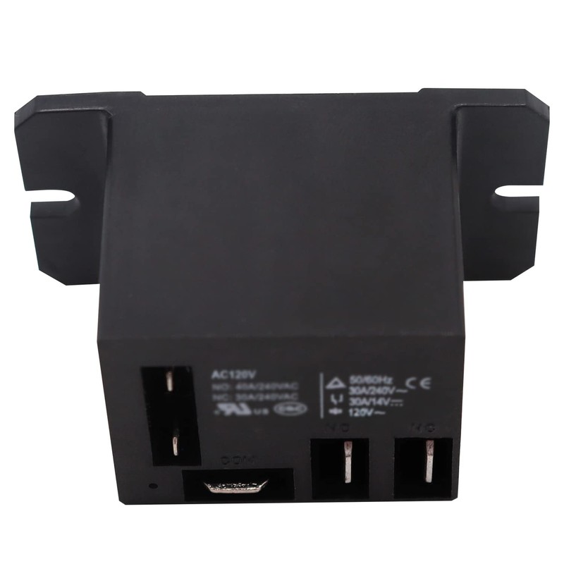 Tnisesm Miniature Power Relay AC 120V Coil, 30A SPDT (1NO