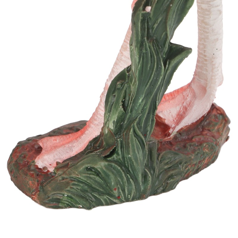 Flamingo Statue Resin Materials Vivid Real Pink Flamingo Ornament for