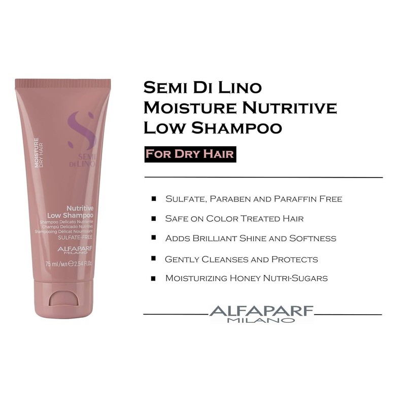 Alfaparf Milano Semi di Lino Moisture Nutritive Shampoo 75ml