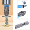 Saipor 10 Pieces 90 mm Cross Long Screwdriver Bit Set,