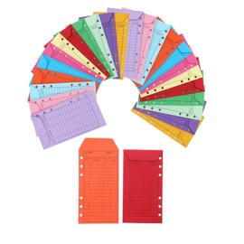 24 Pcs Cash Envelopes for Budgeting, Money Envelopes for Cash Saving, Budget Envelopes, Small Envelopes Colorful Envelopes Cash Stuffing Envelopes Reusable envelopes for Cash - 12 Assorted Colors