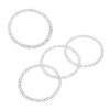 4PCS Bling Car Speaker Cover Vehicle Door Audio Speaker Reflective