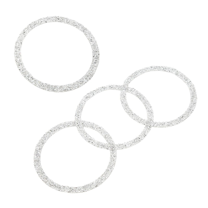 4PCS Bling Car Speaker Cover Vehicle Door Audio Speaker Reflective