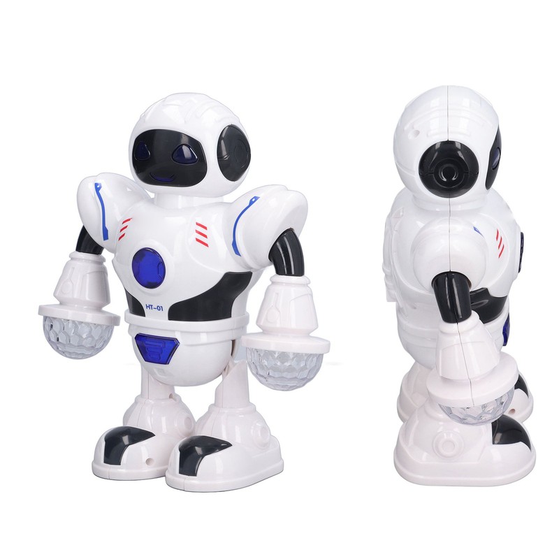Electric Robot Toys Cooling Light Swing Arms Legs Dancing Robot