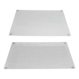 Juego De 2 Tableros Acrílicos Para Notas, Borrado En Seco, 1
