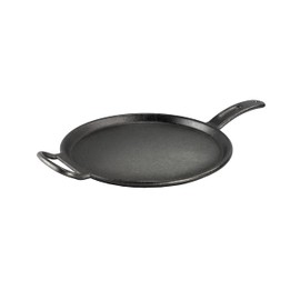 Lodge BOLD 12 Inch Seasoned Cast Iron Griddle, Design-Forward Cookware,Black