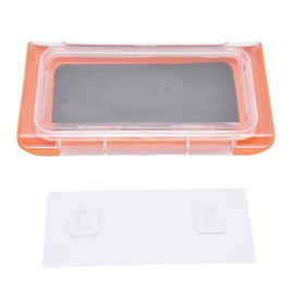 Shower Phone Holder Waterproof Bathroom Phone Box 360 Degree Rotation Wall Mounted Phone CaseOrange