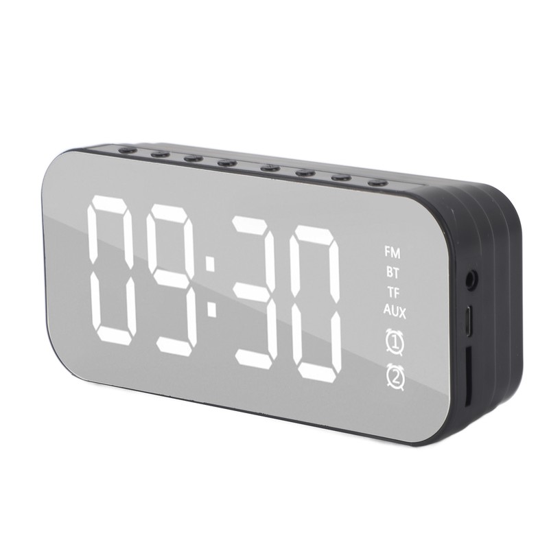 Bluetooth Speaker Alarm Clock Retro Small Multi Functional Desk Subwoofer