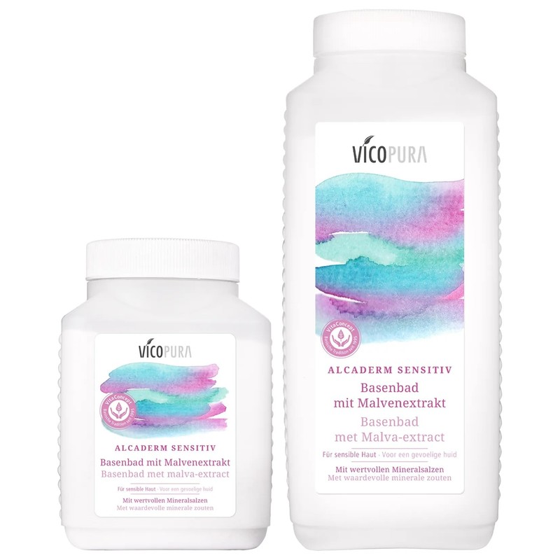VICOPURA Alcaderm Sensitive Base Bath, Basic Care Bath for Dry,