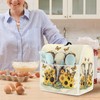 chaqlin Sunflower Elephant Stand Mixer Cover Compatible with 4.5-5 Quart
