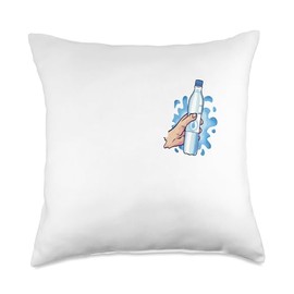 Hydration Specialist Team Manager Waterboy Specialist Team Manager Football Hydrated Waterboy Throw Pillow, 18x18, Multicolor