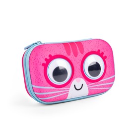 ZIPIT Estuche Gatita para lápices para niñas | Estuche de gran capacidad | Estuche escolar para niñas y niños (Rosa)