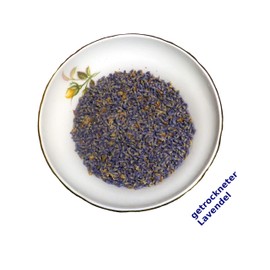 VITASIMPLEX Lavender Cushion with Cover Motif 507 (Purple with Dots) 24 cm x 20 cm with Genuine French Lavender from Provence