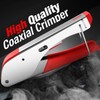 Greluma Koaxialkabel Crimper für RG59, RG6, 3 in 1 Koaxialkabel
