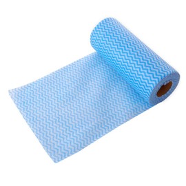 Hoshen Reusable Cleaning Cloth, Non-Woven Cloth for Kitchen and Household Lint-Free, Disposable Cleaning Cloth, Dish Cloth - Blue