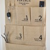 Wall Pocket, Wall-mounted, Hanging, Hook, Storage, Organization, Classification, Natural, Cotton,