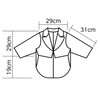 Artec 15099 Soft Satin Jacket, Black, Costume, Cosplay, Recitals, Play